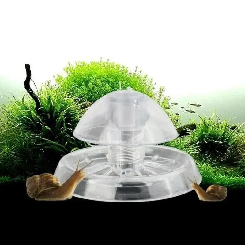 Box Fish In Aquarium - 2026 Nieuwe 6/8CM Transparante Plastic Slakkenval