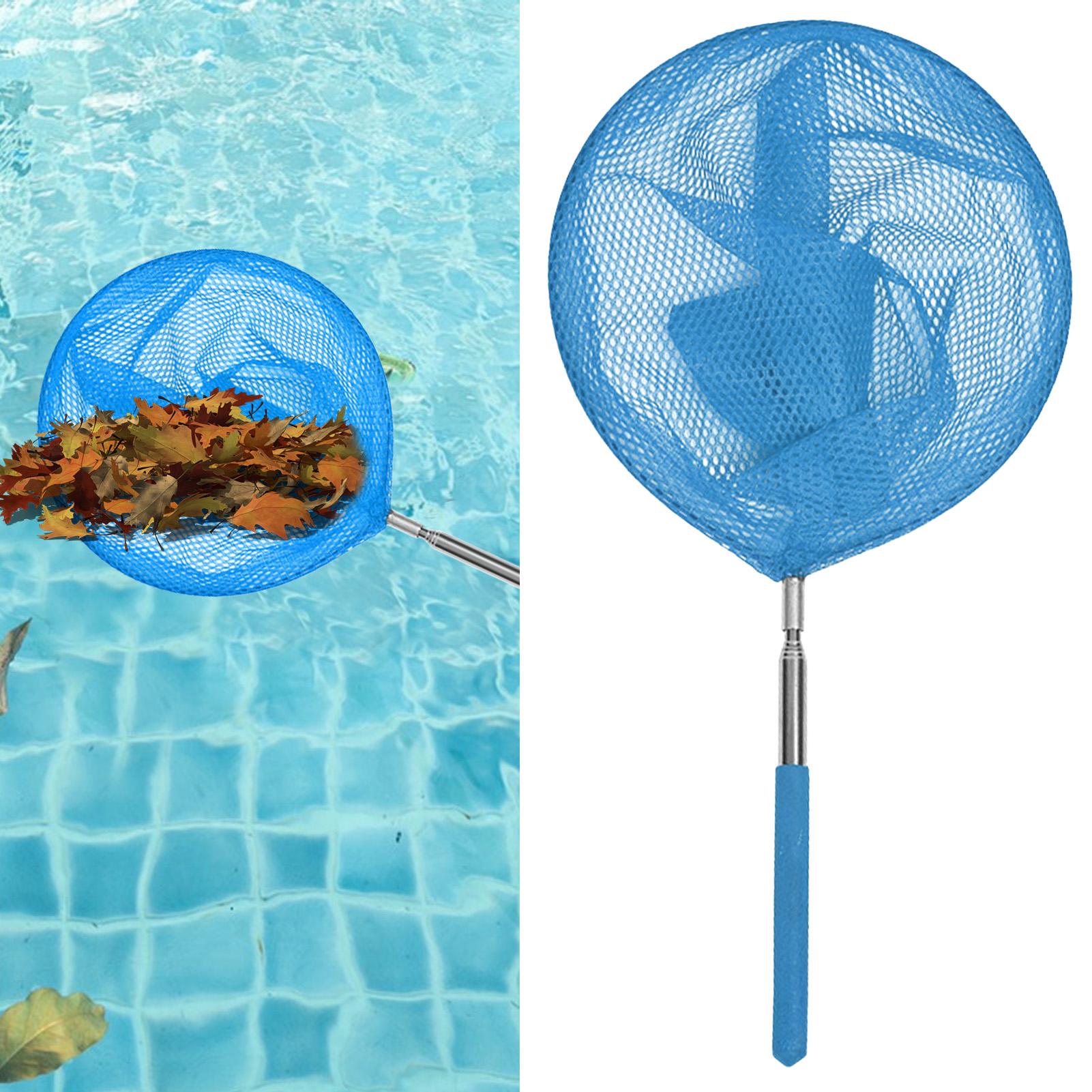 Aquarium Fish Net - Telescopisch zwembadreinigingsnet van roestvrij staal, kindervisnet,