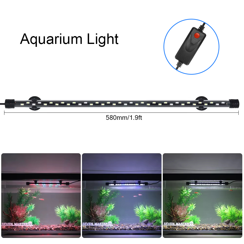Aquarium Fish Light Lamp - 58CM Aquarium Licht LED Plant Grow