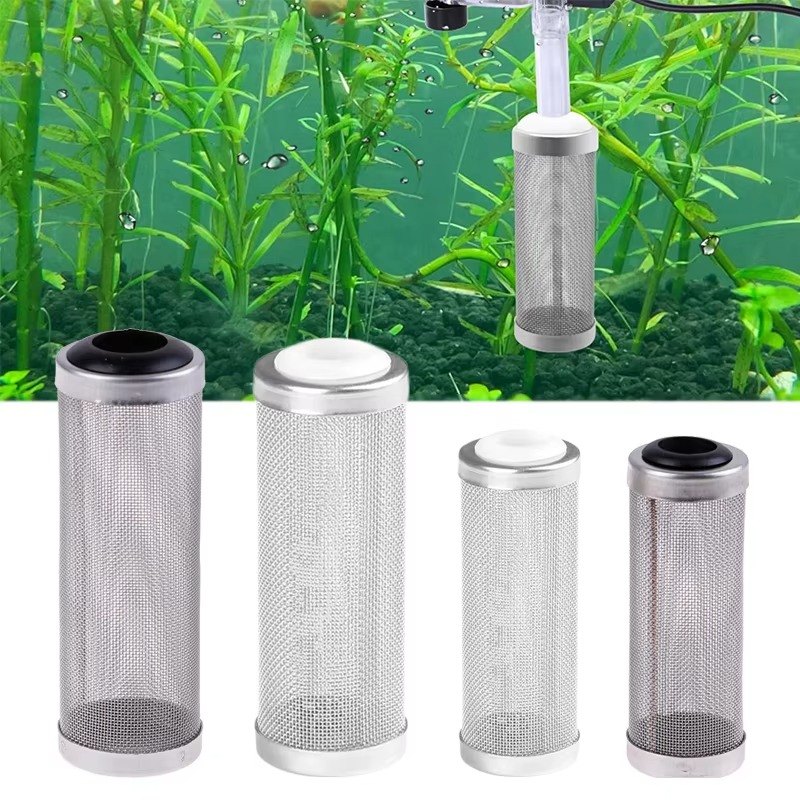 Aquarium Fish Net - 12/16mm Aquarium Inflow Inlaatfilter Roestvrij Stalen