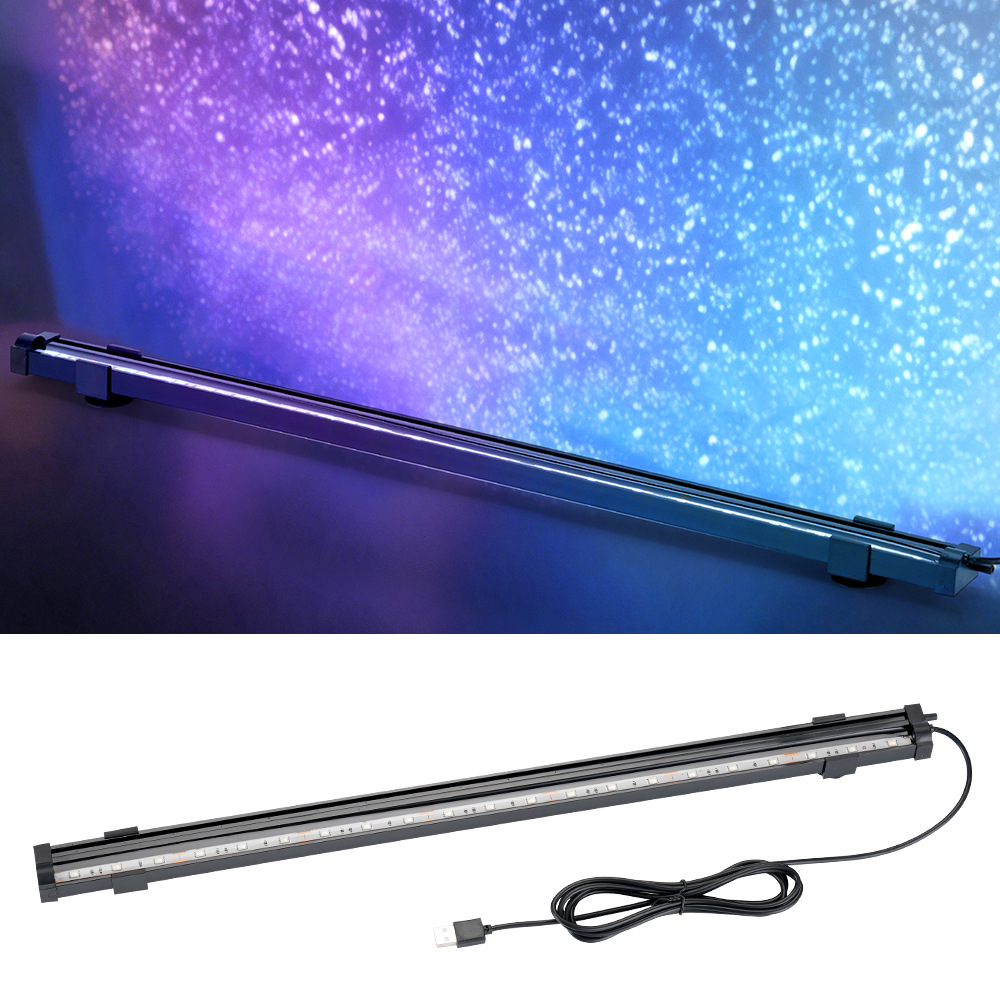 Aquarium Fish Light Lamp - USB LED Aquarium Luchtbellenlicht Auto RGB
