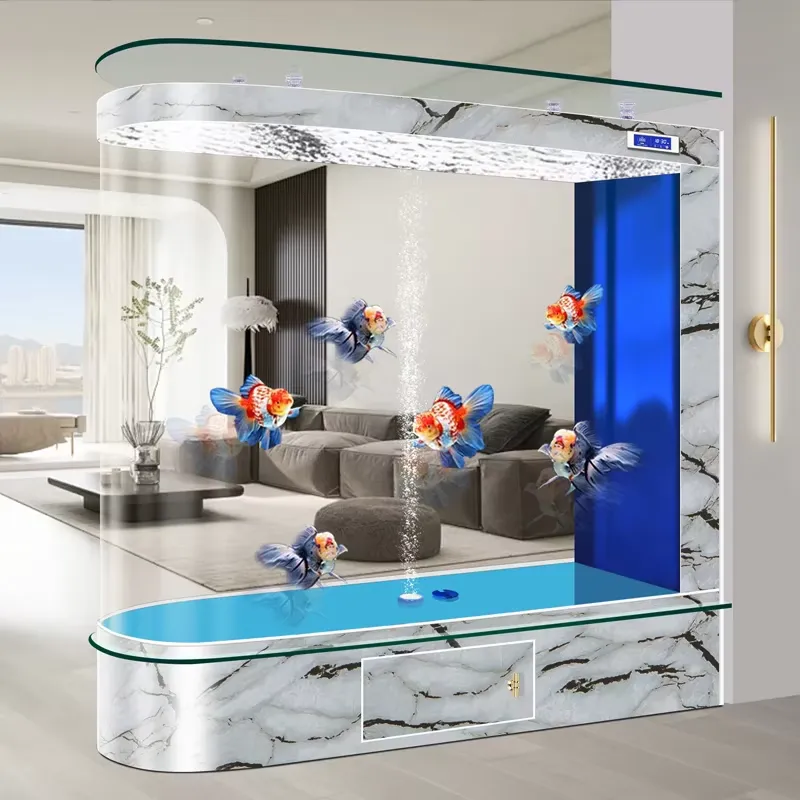 Grote, slimme glazen goudvisko - Aquarium Fish In Bowl recensie en prijs