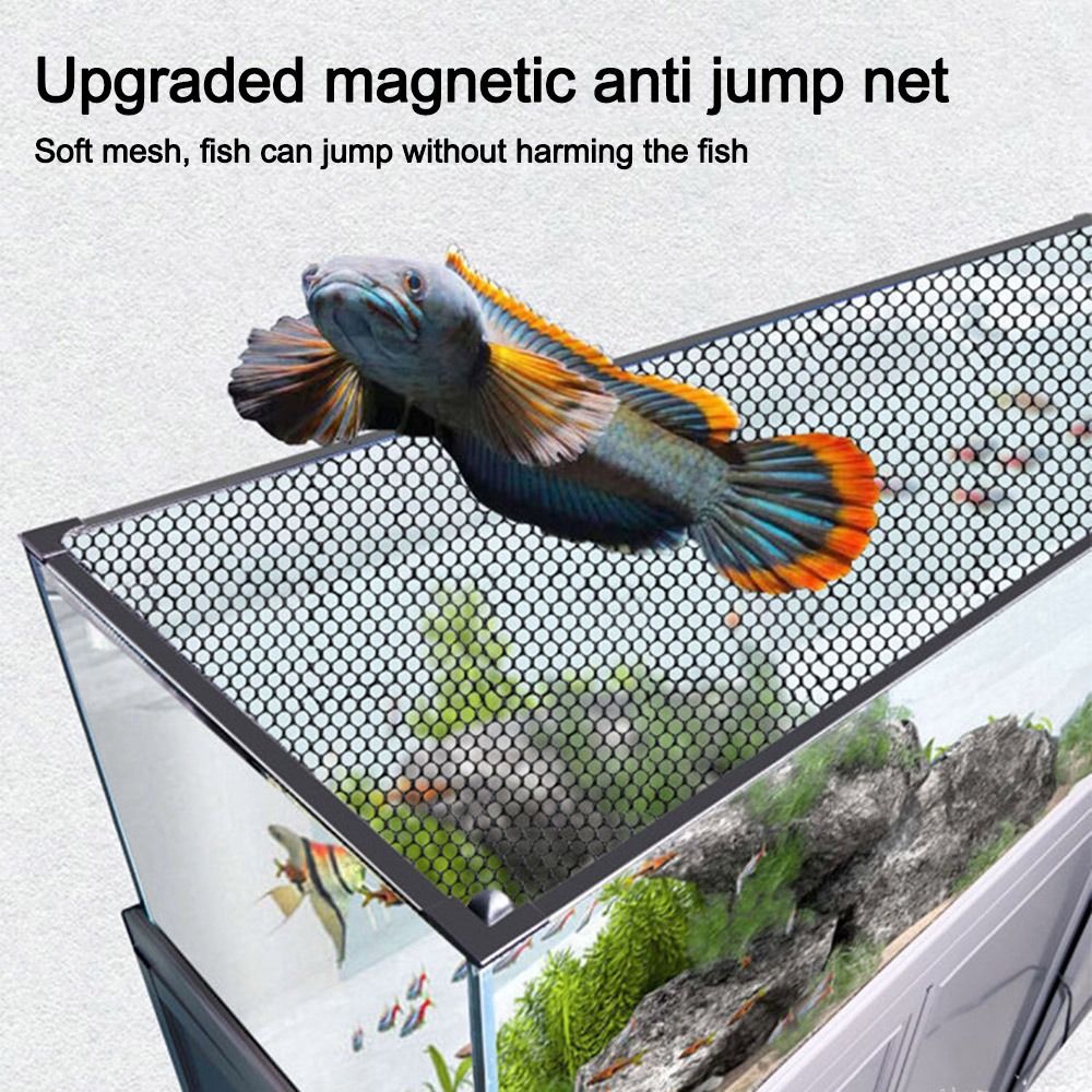 Stevige magnetische dekselafde - Aquarium Fish Net recensie en prijs