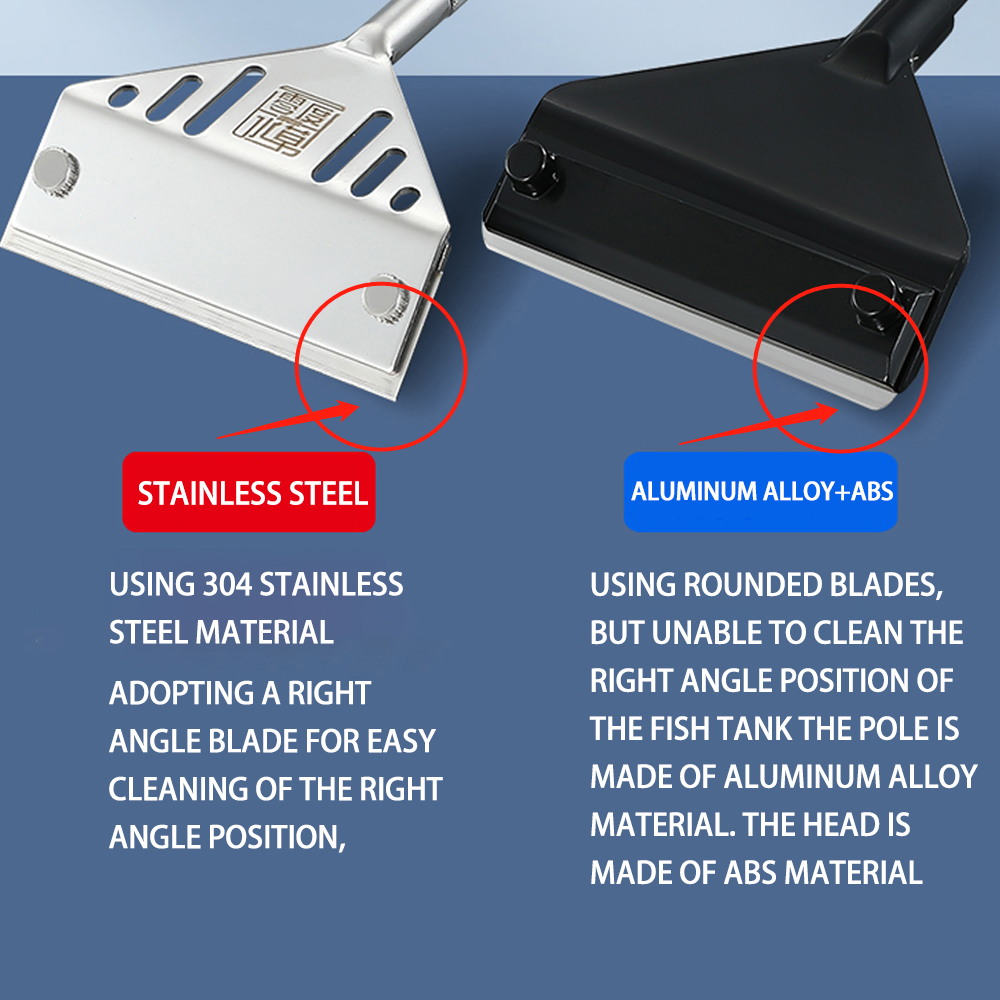 Aquarium roestvrijstalen aquar - Algae Scraper Blade recensie en prijs