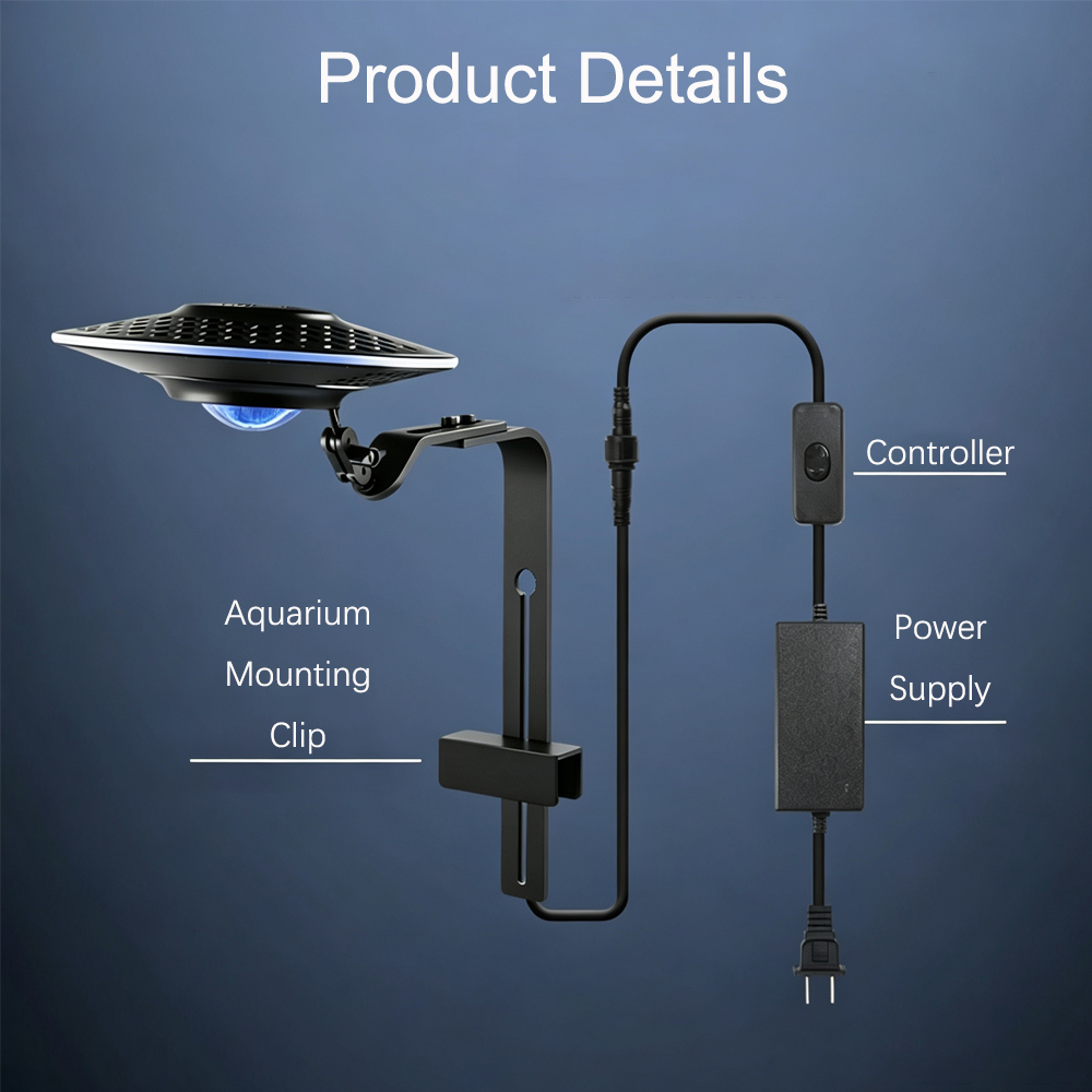 Nieuwe UFO LED Vis Aquariumlam - Aquarium Fish Lamp recensie en prijs