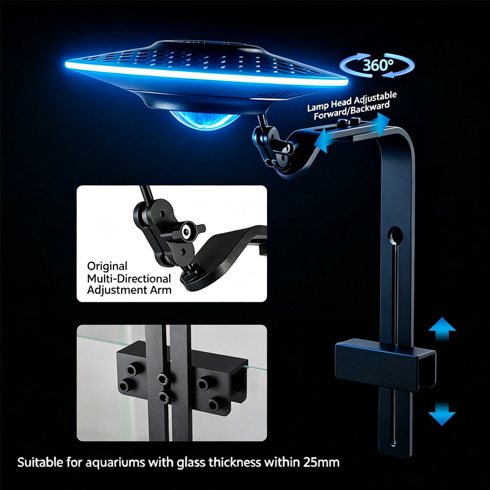 Nieuwe UFO LED Vis Aquariumlam - Aquarium Fish Lamp recensie en prijs