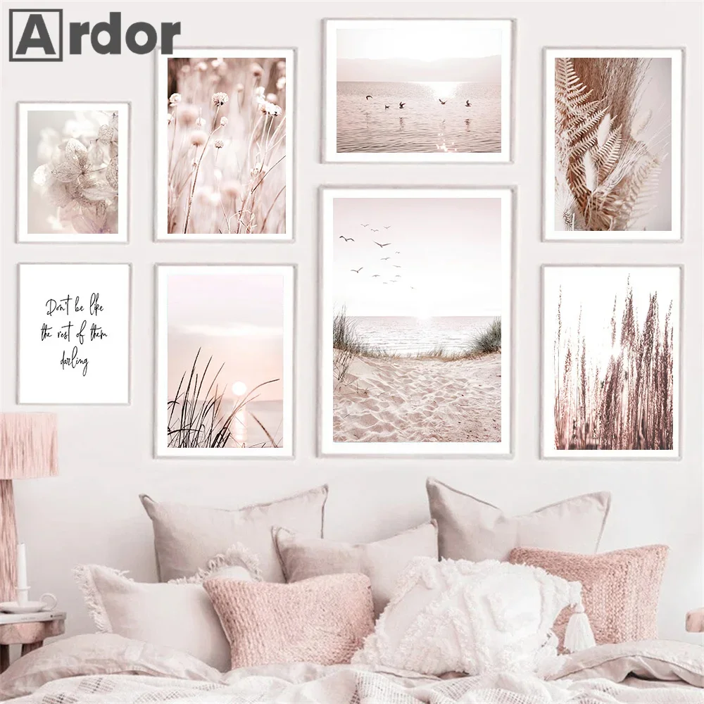 Beige roze landschap posters p - Live Plant Fertilizer recensie en prijs