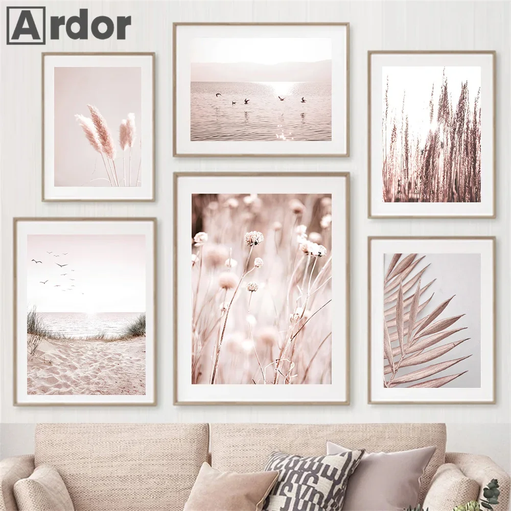 Beige roze landschap posters p - Live Plant Fertilizer recensie en prijs